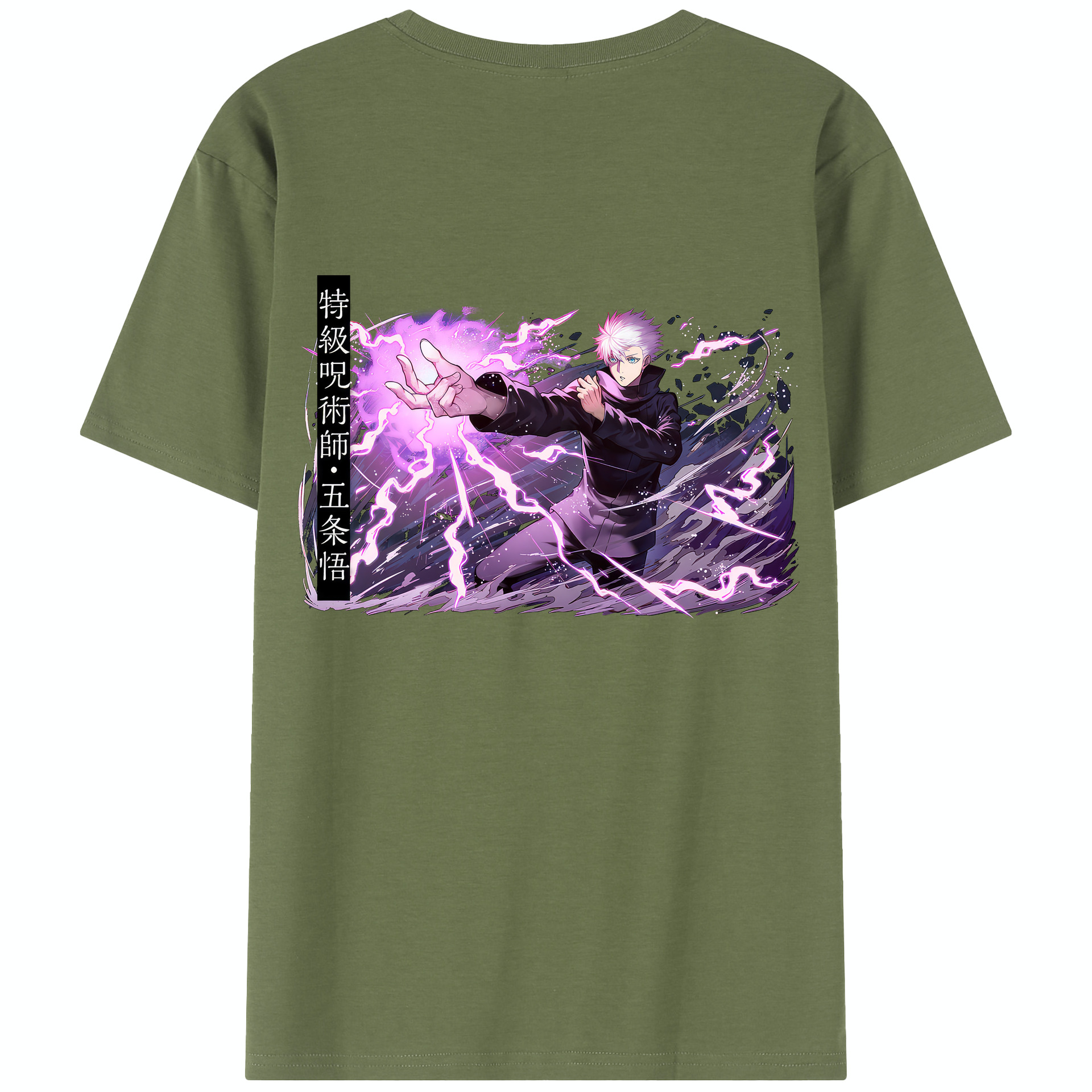 （画像用） 呪術廻戦 Jujutsu Kaisen 綿100％半袖Tシャツ（背面プリント）